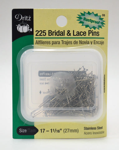 Bridal and Lace Pins - 225-pk
