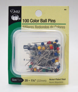 Color Ball Pins - 100-pk