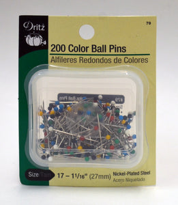 Color Ball Pins - 200-pk