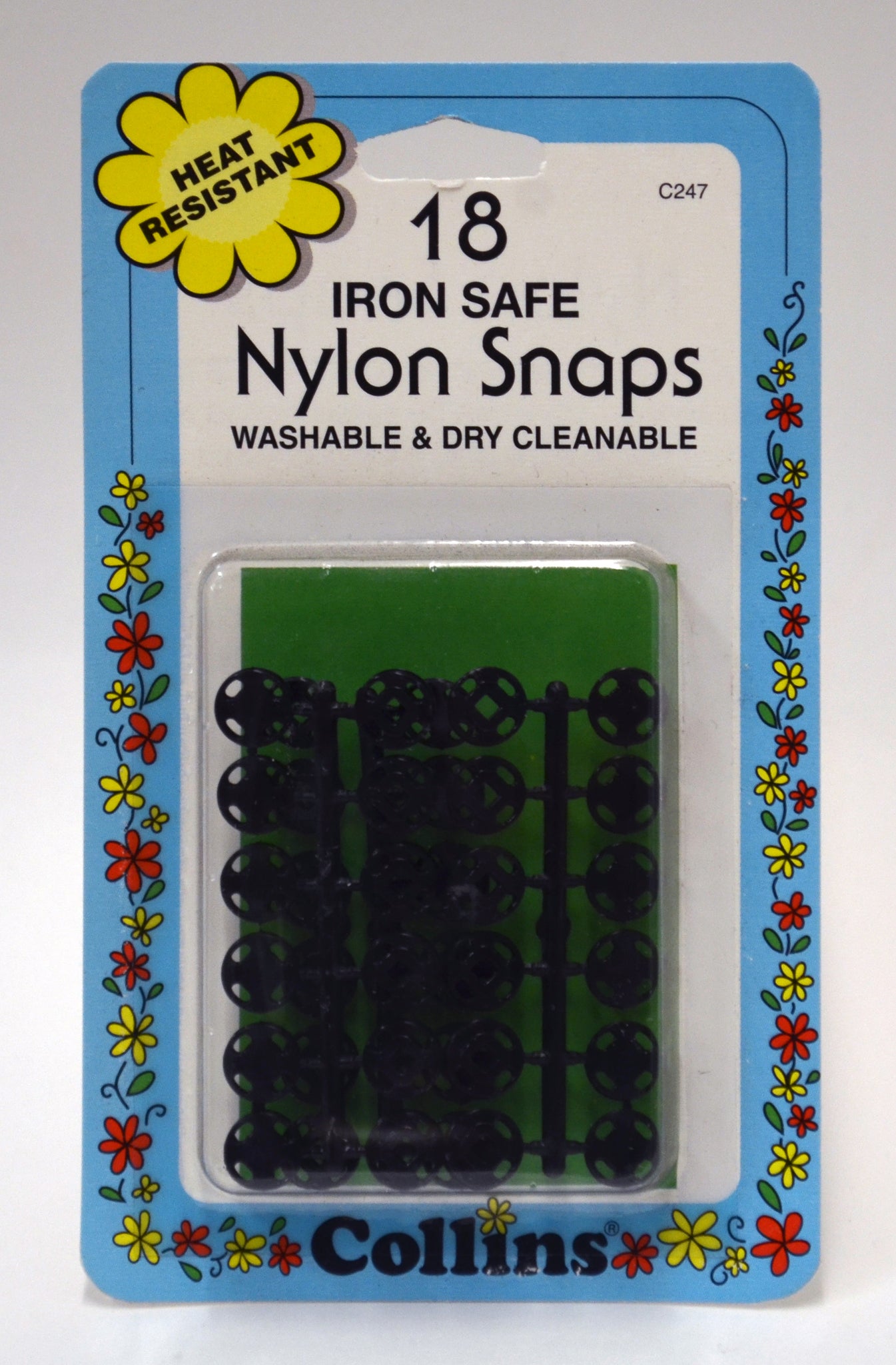 Iron Safe Nylon Snaps - 18 Sets