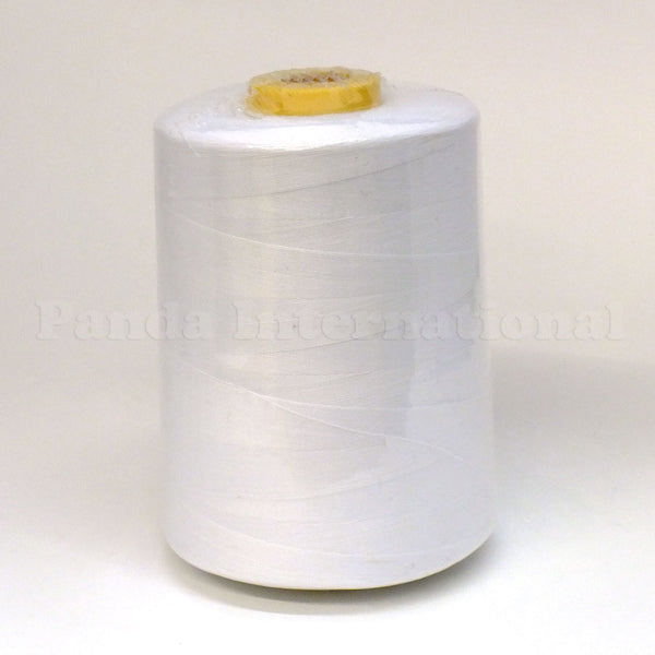 100% Polyester Tex 27 Sewing Thread 10,000 Yards- Black or White
