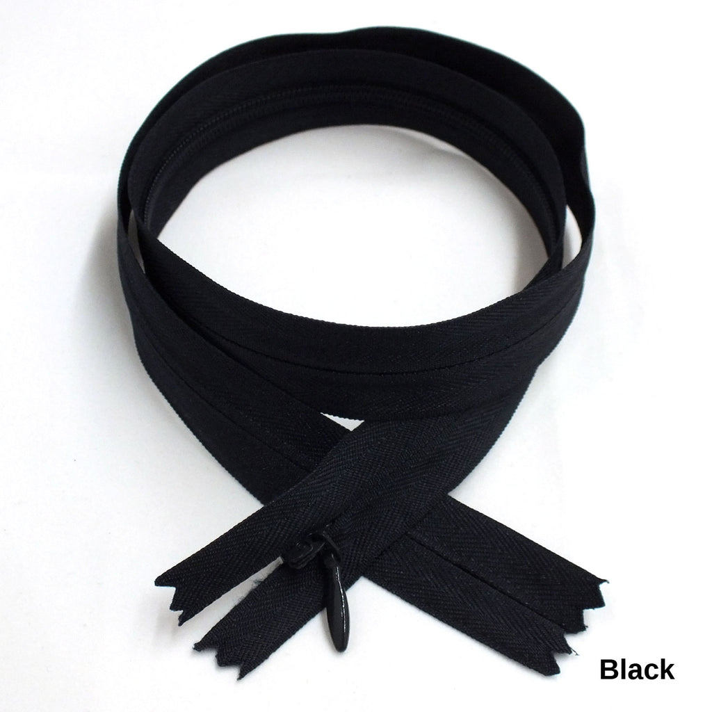 Zipper - Black Invisible Zipper