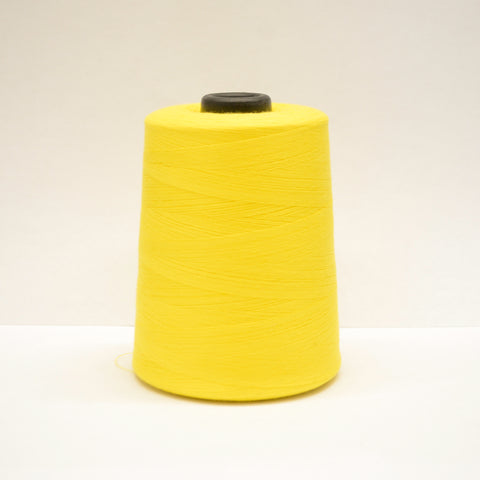 100% Polyester Tex 27 Sewing Thread 10,000 Yards - Yellow #5194